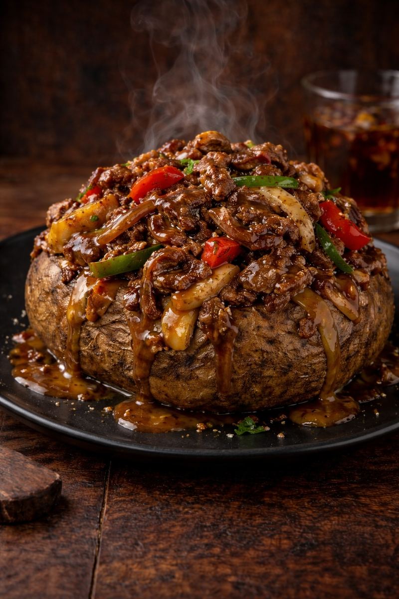 Pepper Steak Potato